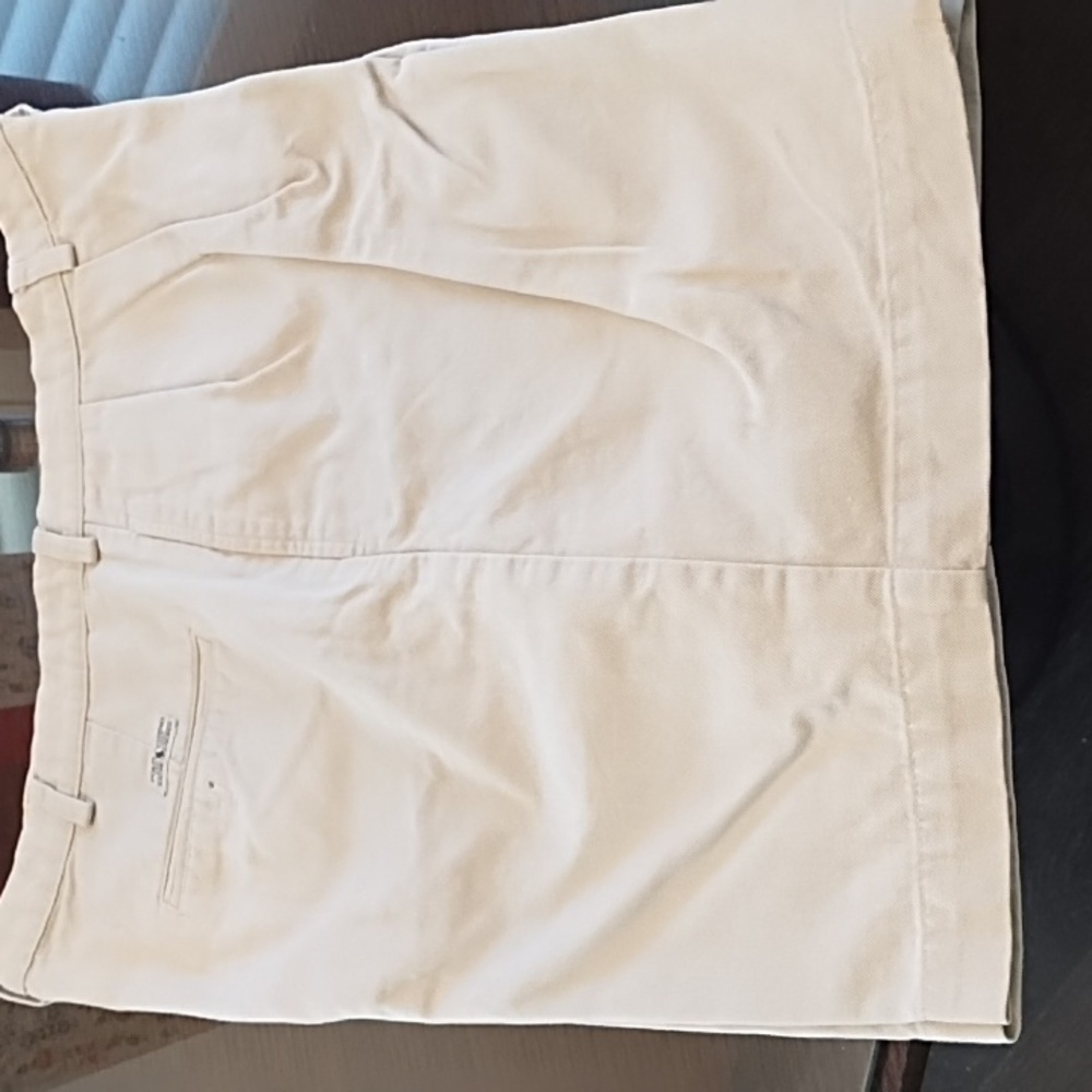 Polo Ralph Lauren pleated khaki shorts, waist 35.  Perfect